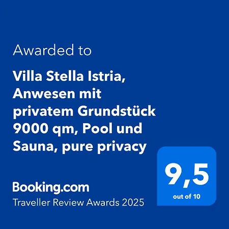 Villa Luxury In Istria - 9,000 Sqm Private Estate With Pool & Sauna, 15 Min To Sea, Near Fazana, 3 Bedrooms Juršići